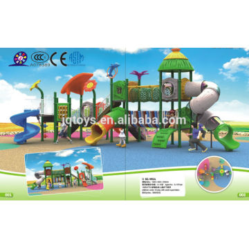 KL 002A Popular Kids Outdoor plástico Playground Equipamentos Forest Tree House